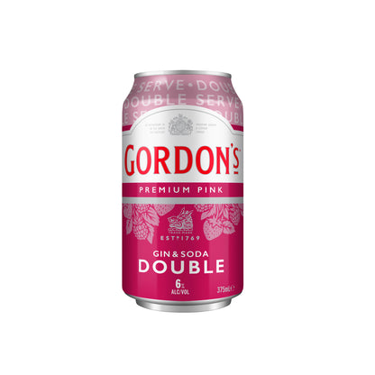 Gordon Pink Gin & Soda 4% 250ml Can