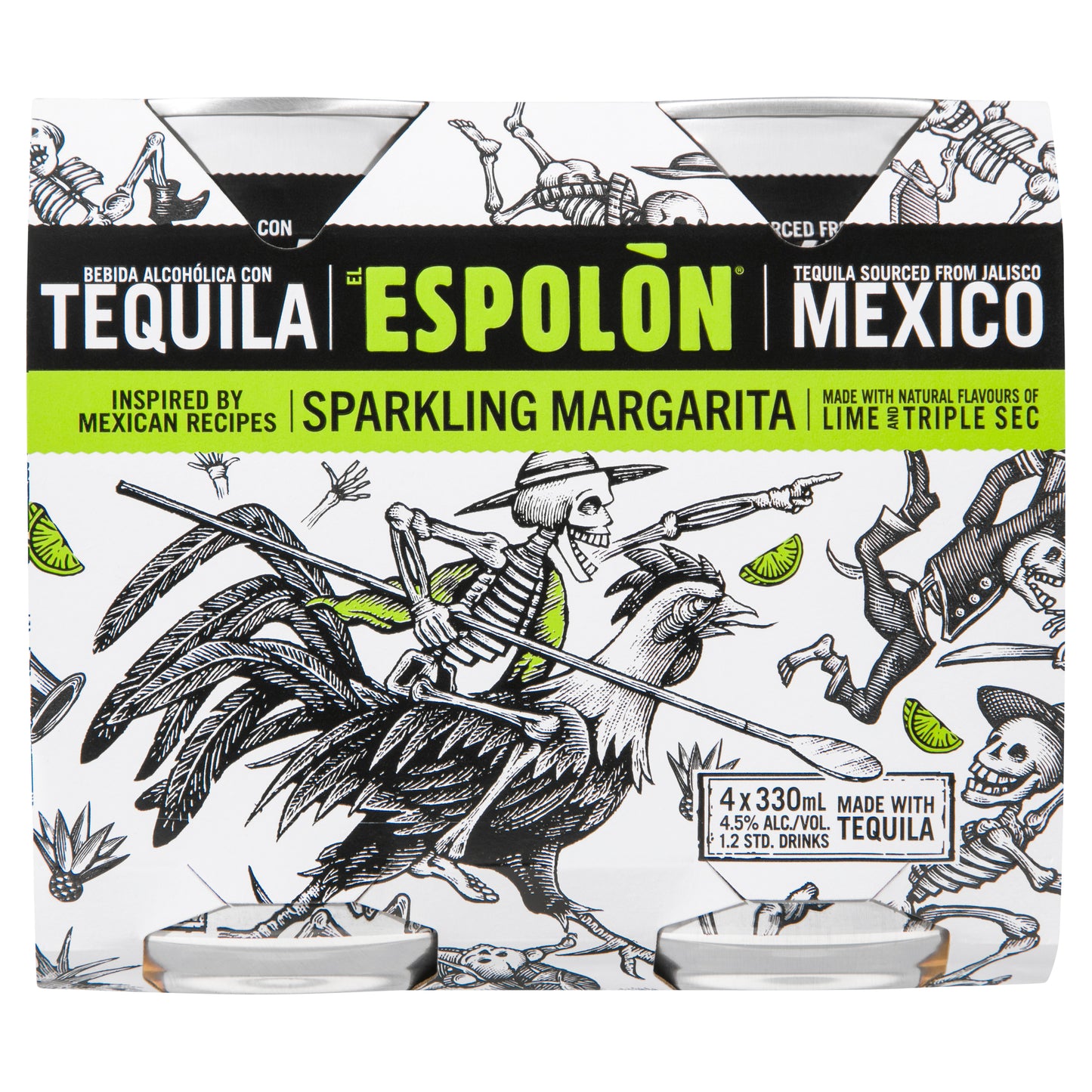 Espolon Spk Margarita 4.5% 330ml Can