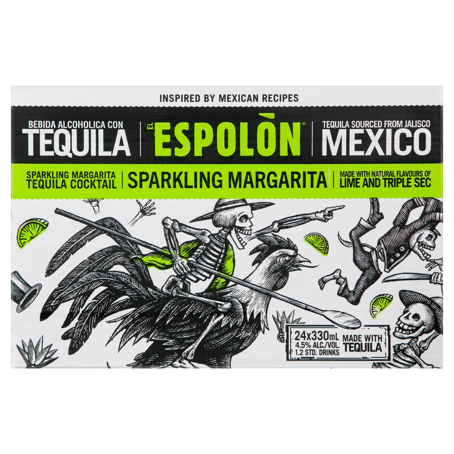 Espolon Spk Margarita 4.5% 330ml Can
