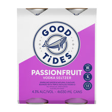 Good Tides P/Fruit Seltzer 4.3% 330ml Can