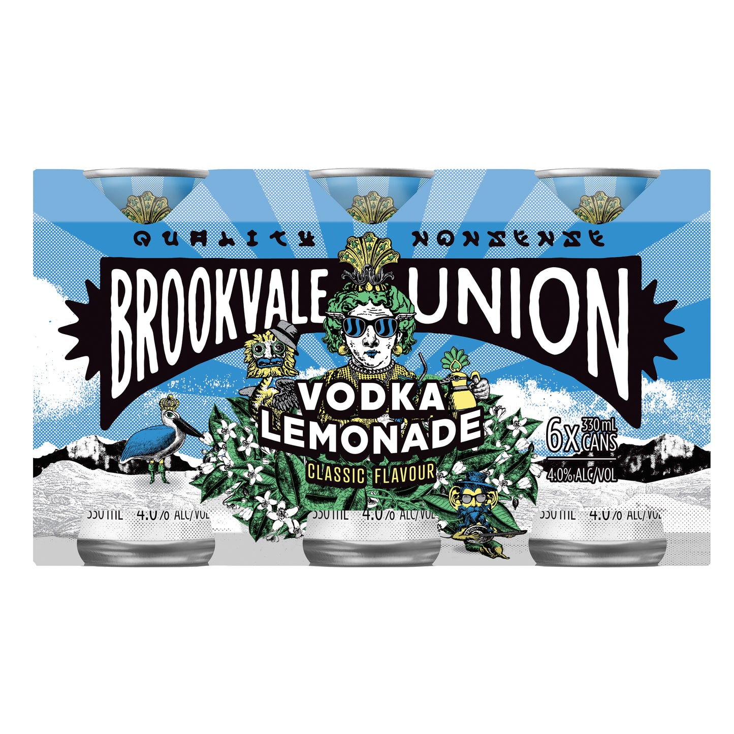 BV Union Vodka Lemonade 4% 330ml Can