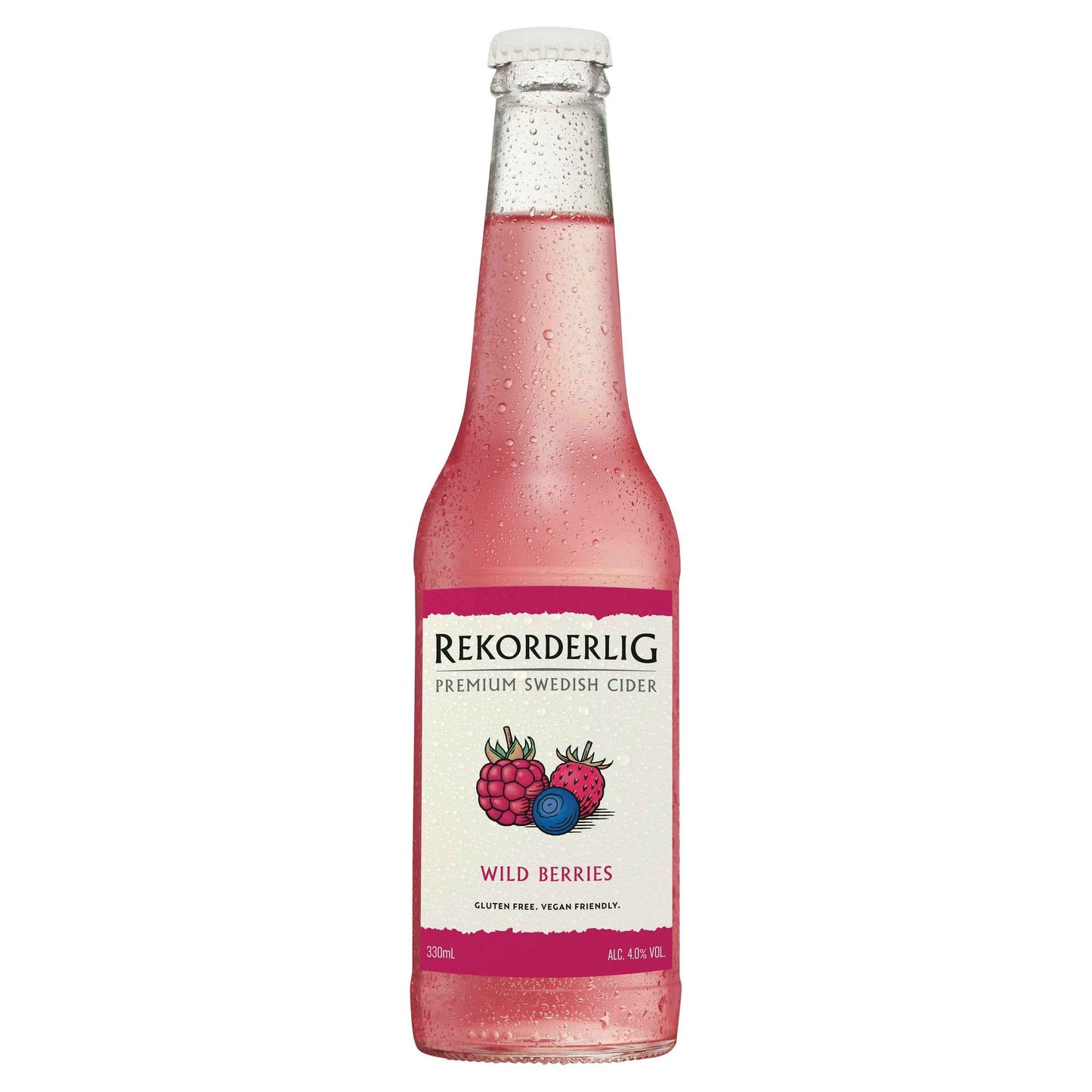 Rekorderlig Strawberry Cider 4% 330ml Can