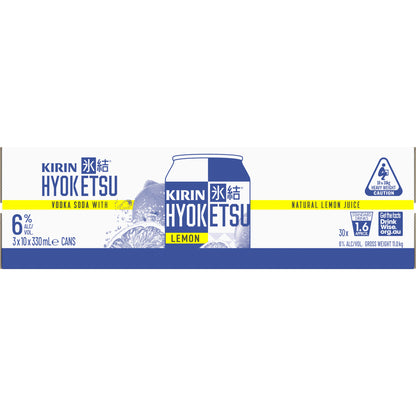 Kirin Hyoketsu Lemon 6% 330ml Can 10 Pack