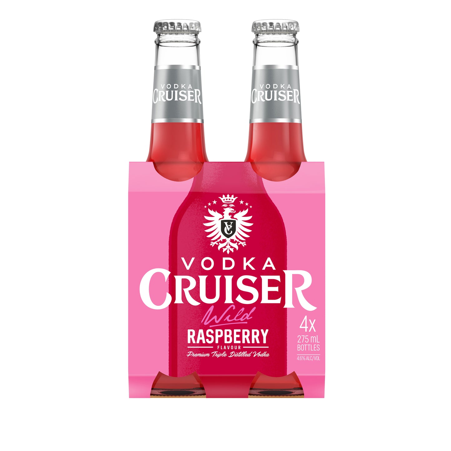 Vodka Cruiser Wild Rasp 4.6% 275ml Bottle