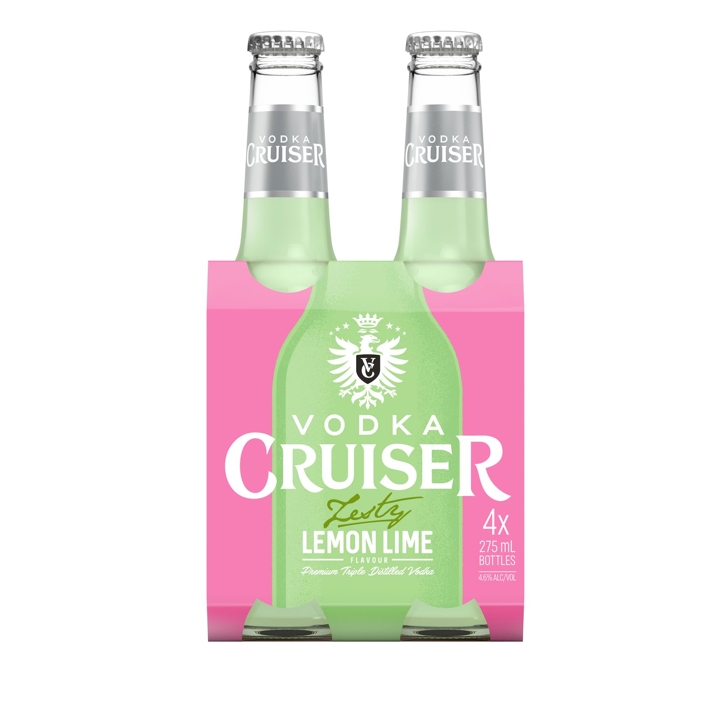 Vodka Cruiser Zesty Lem/Lime 4.6% 275ml Bottle