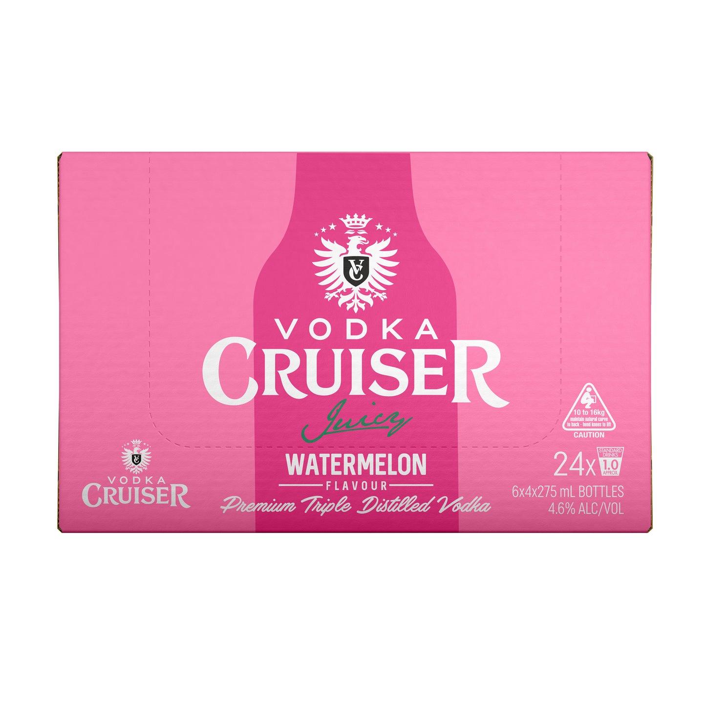 Vodka Cruiser Juicy Watermelon 4.6% 275ml Bottle