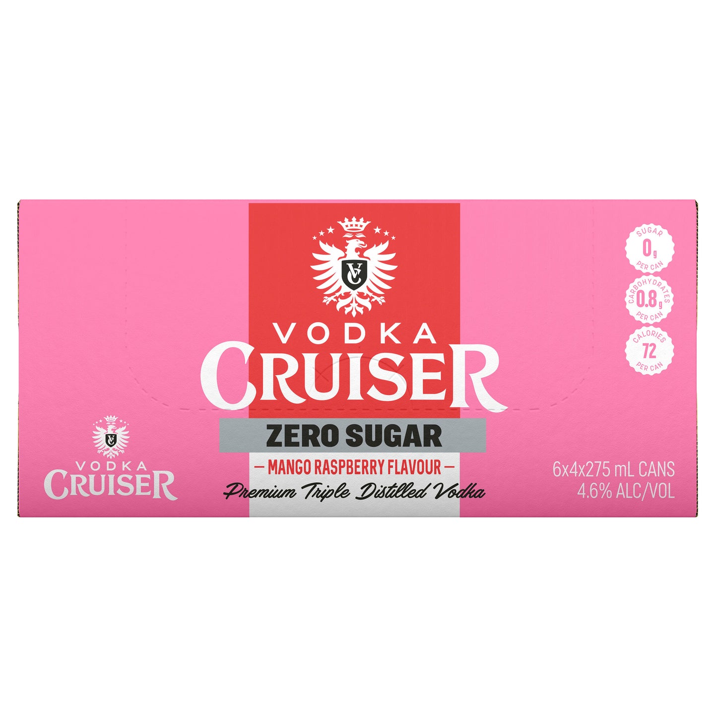 Vodka Cruiser L/Sugar Mango R/Berry 4.6% 275ml Can