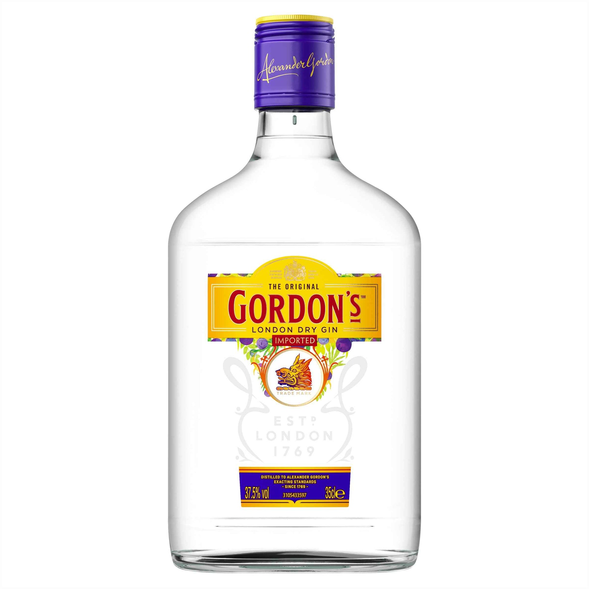 Gordon's London Dry Gin 37.5% 700ml Bottle