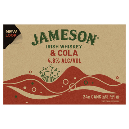 Jameson Raw Cola 4.8% 330ml Can
