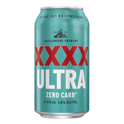 XXXX Ultra Zero Carb 3.8% 375ml Can