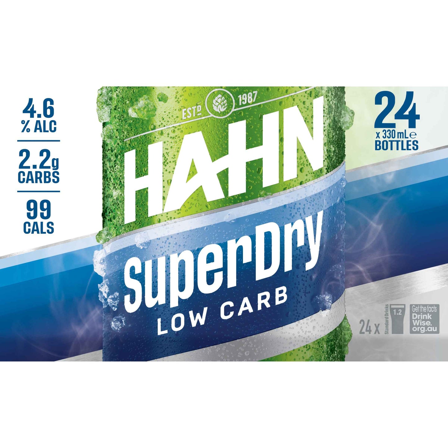 Hahn Super Dry 4.6% 330ml Bottle