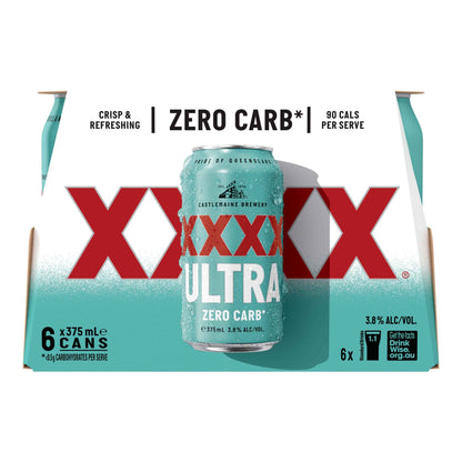 XXXX Ultra Zero Carb 3.8% 375ml Can