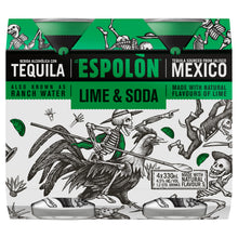 Espolon Spk Lime & Soda Cans 4.5% 330ml Can