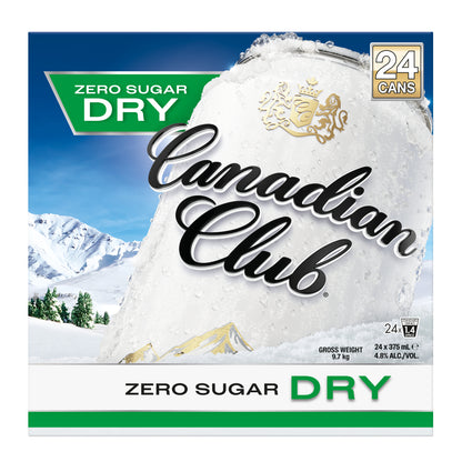Canadian Club & Dry 9% 375ml Can