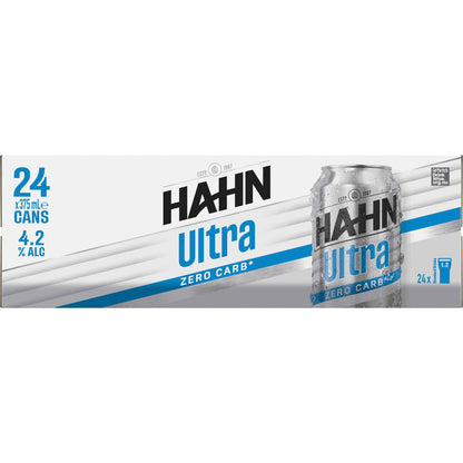 Hahn Ultra Crisp Zero Carb 4.2% 375ml Can