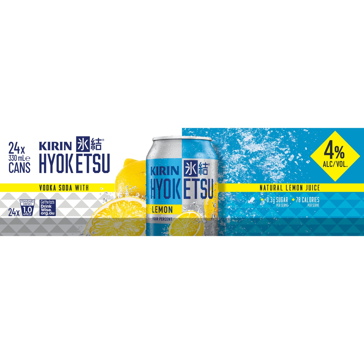 Kirin Hyoketsu Lemon 4% 330ml Can