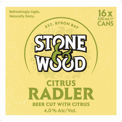 Stone & Wood Citrus Radler 2.5% 330ml Can