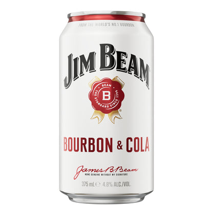 Jim Beam & Cola 4.8% 330ml Bottle