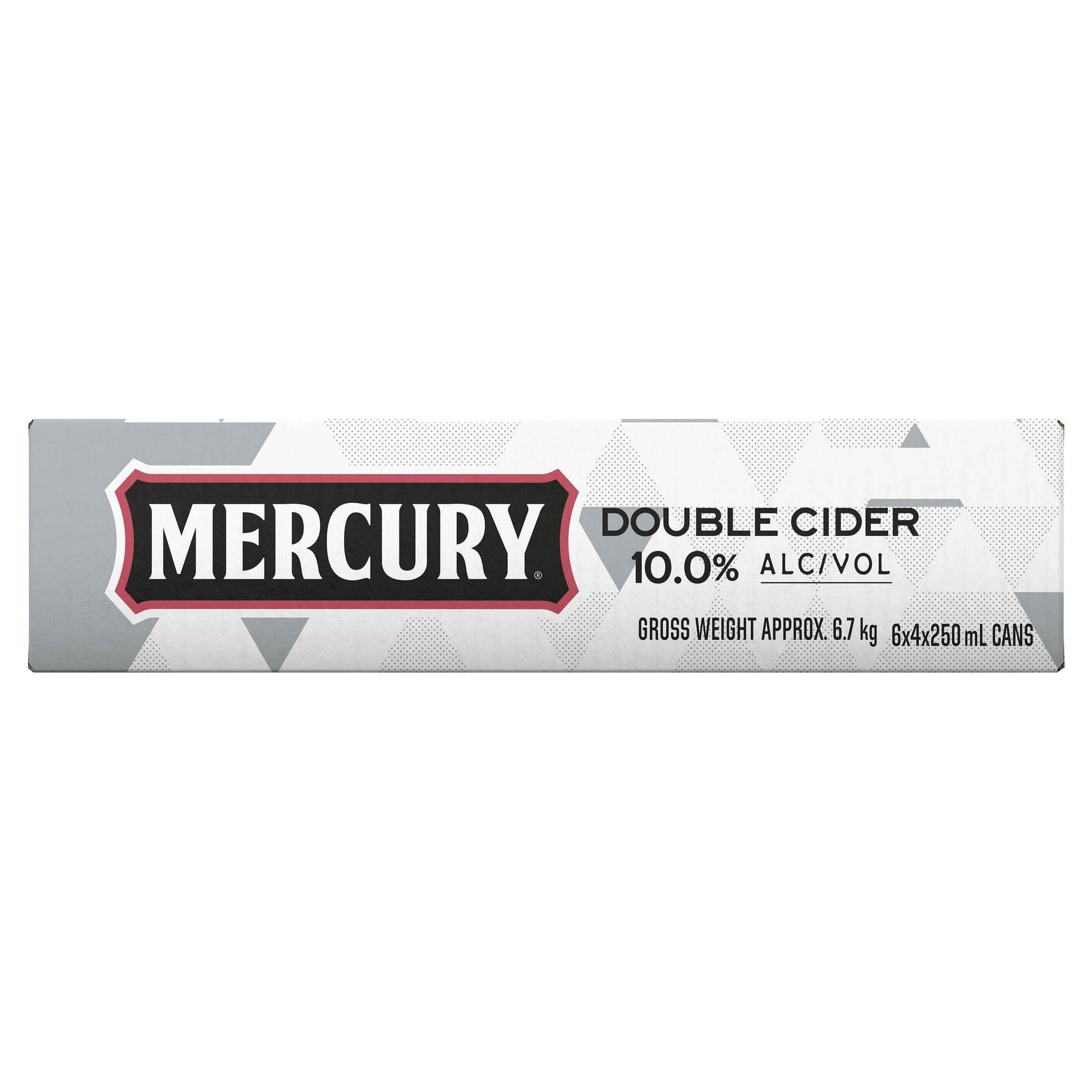 Mercury Double Strength Hard Cider 10% 250ml Can