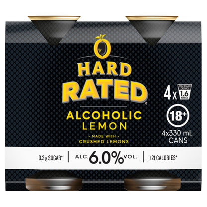 Hard Rated Lemon 6% 330ml Can