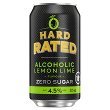 Hard Rated Zero Sugar Lemon 4.5% 375ml Can 10 Pack
