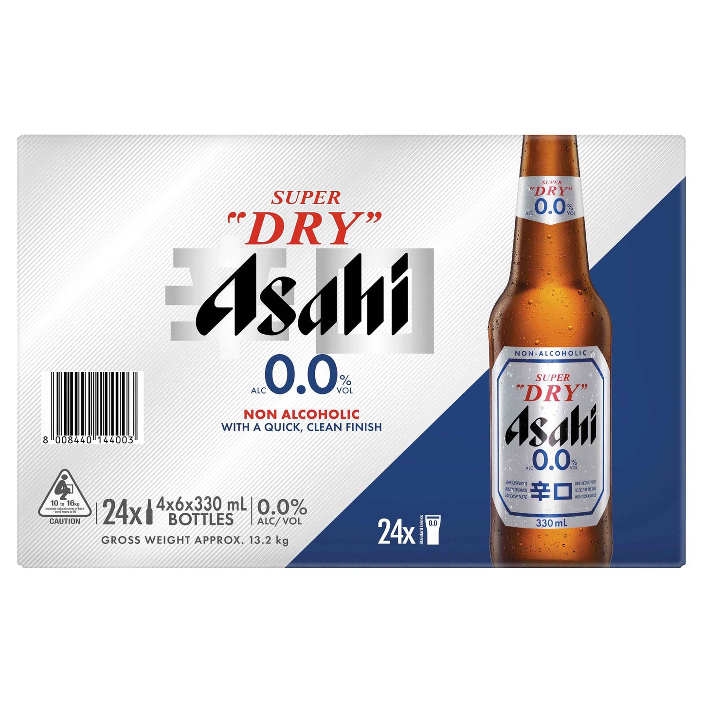 Asahi Super Dry Zero 0.0% 330ml Bottle