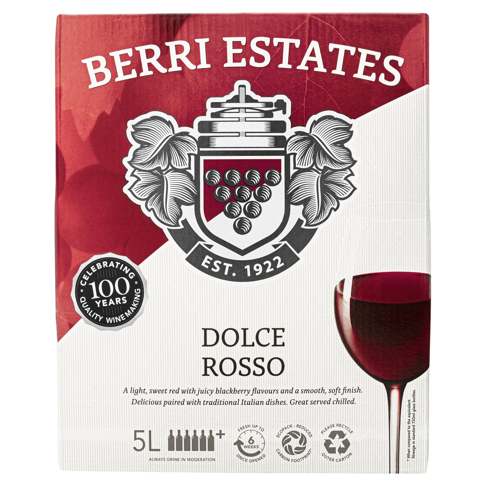 Berri Estates Classic Dry White Cask 5L