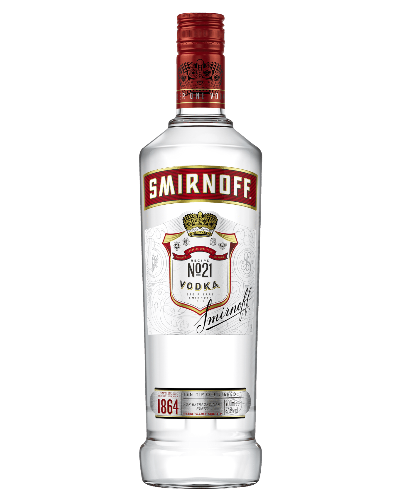 Smirnoff Red Label Vodka 37% 700ml
