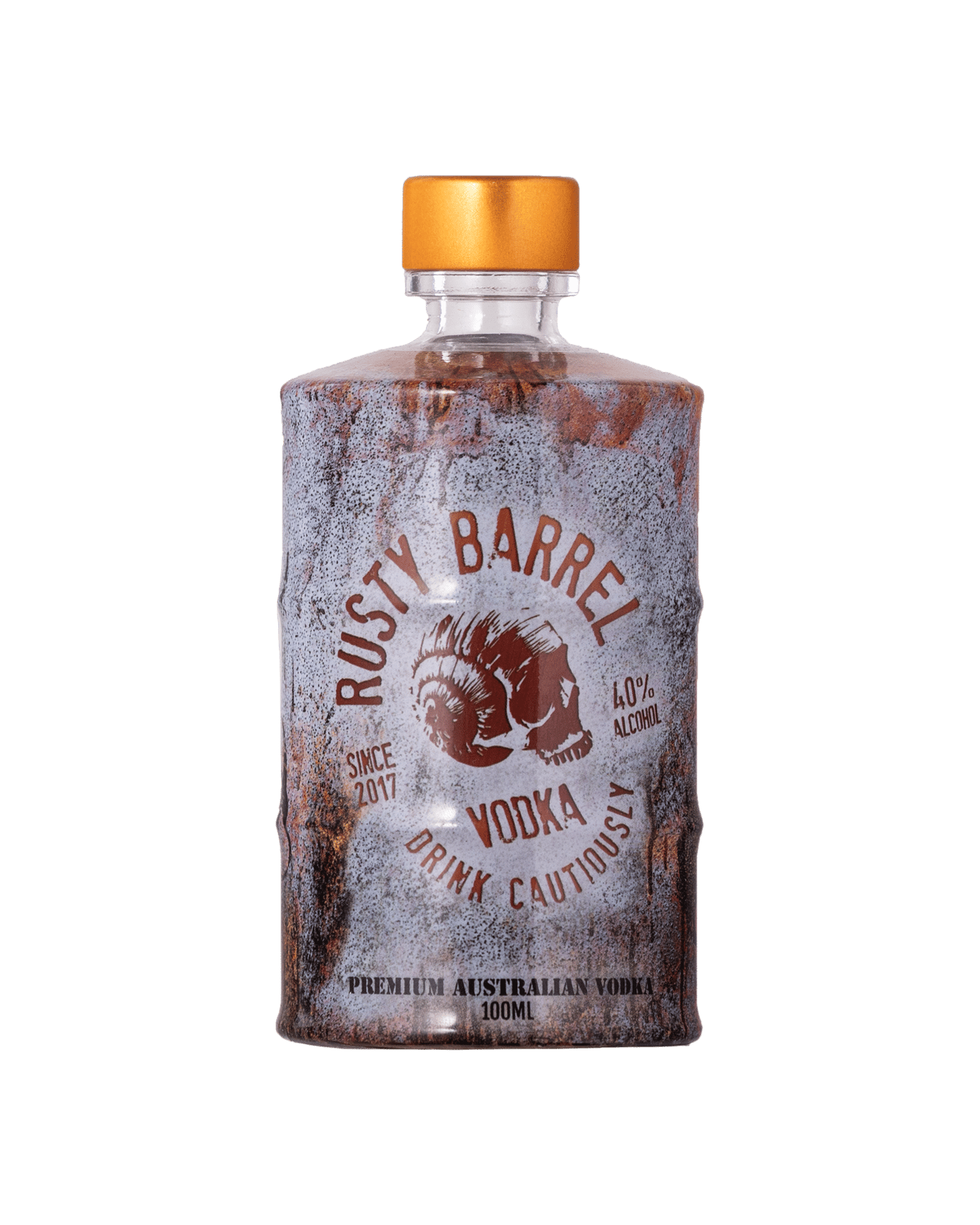 Rusty Barrel Vodka 40% 100ml Bottle