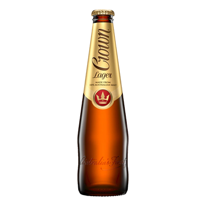 Crown Lager 4.9% 375ml Bottle