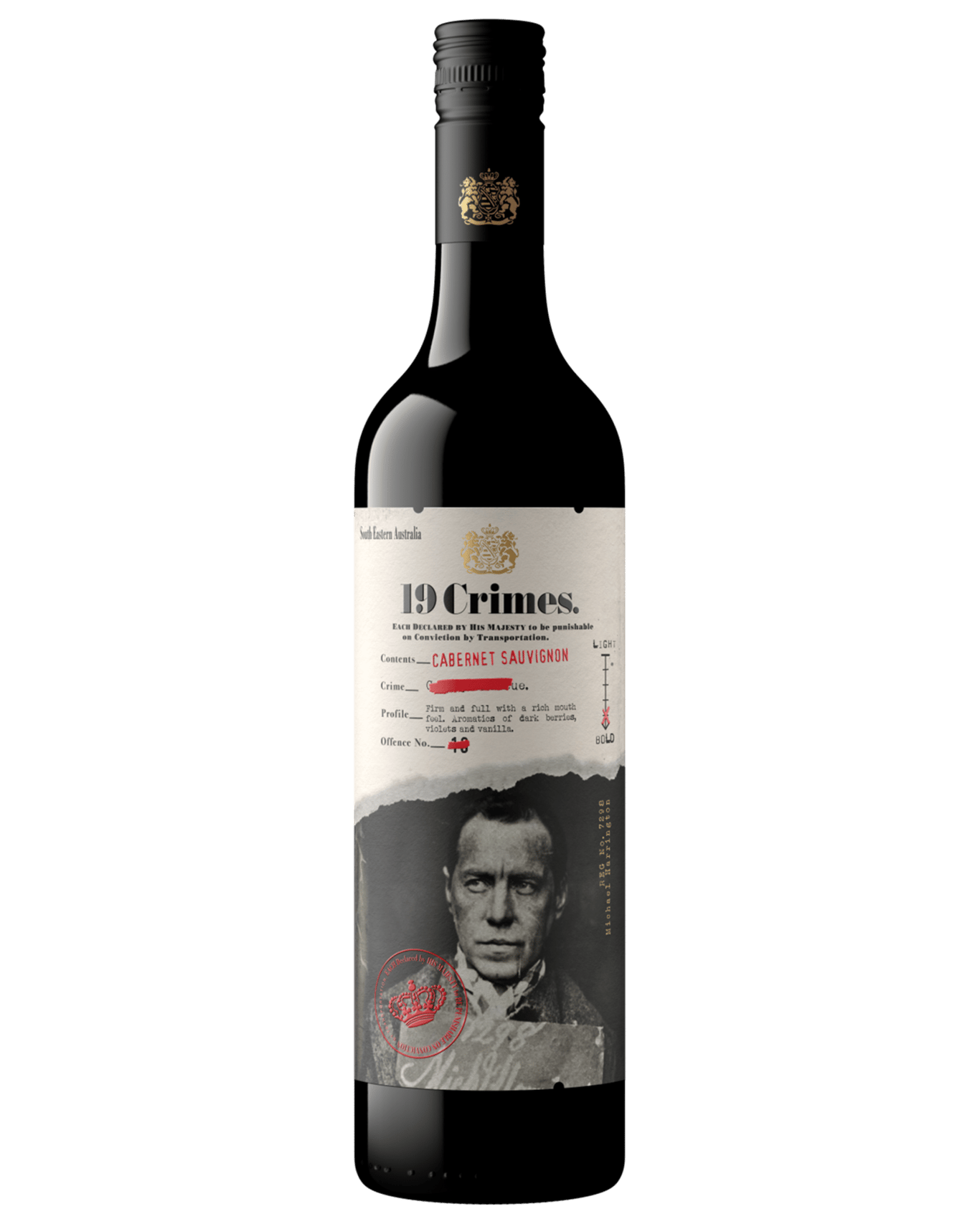 19 Crimes Cab Sauv 750ml Bottle