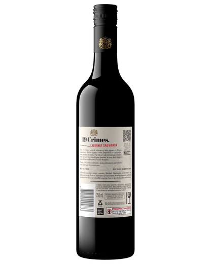 19 Crimes Cab Sauv 750ml Bottle