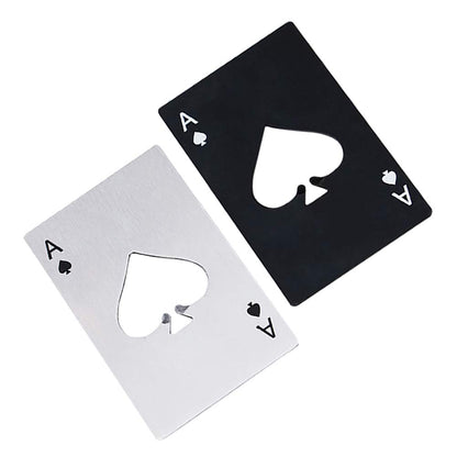 Playing Card Shaped Bottle Opener Keychain