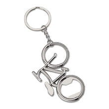 Bicycle Shaped Bottle Opener Keychain