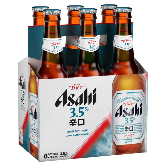 Asahi Super Dry 3.5% 330ml Bottle