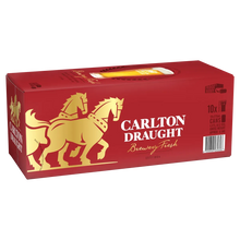 Carlton Draught 4.6% 375ml Can 10 Pack