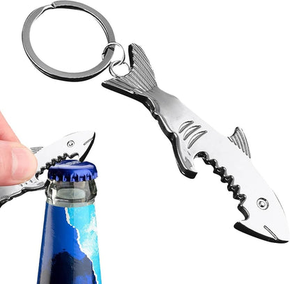 Shark Shape Standard Bottle Opener Keyring
