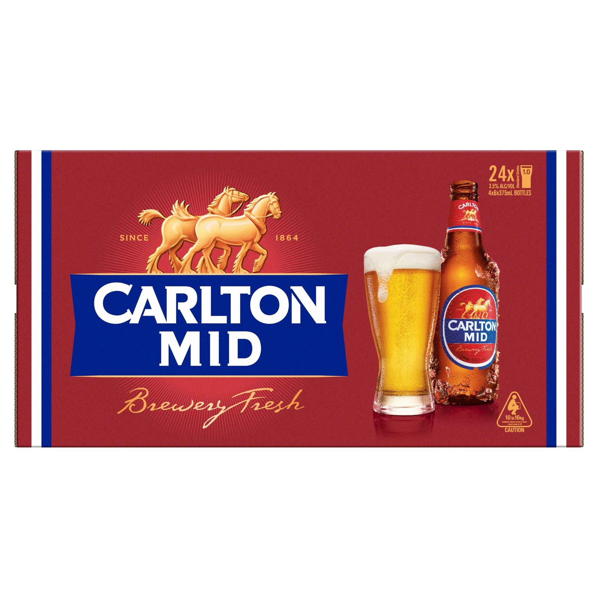 Carlton Mid 3.5% 375ml Bottle