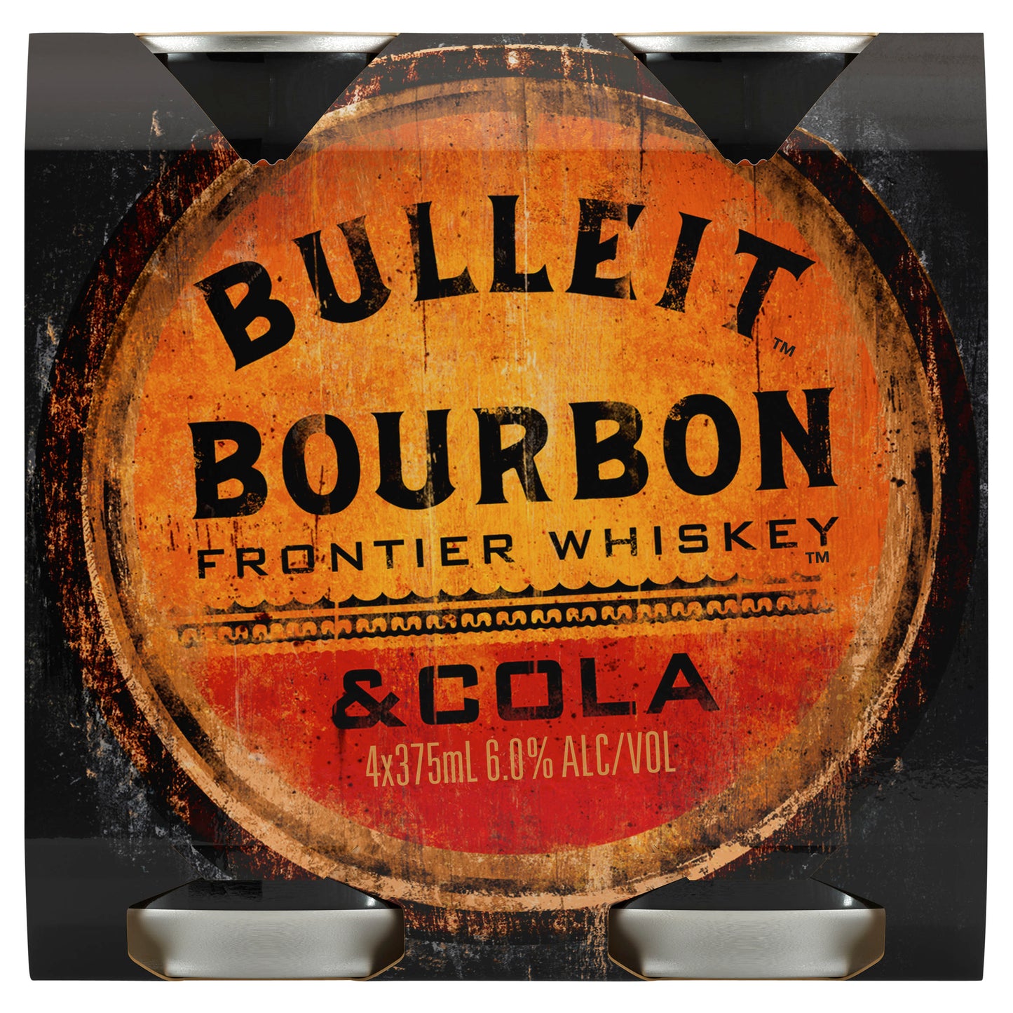 Bulleit & Cola 6% 375ml Can