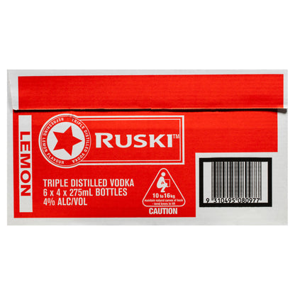 Ruski Lemon 275ml Bottle