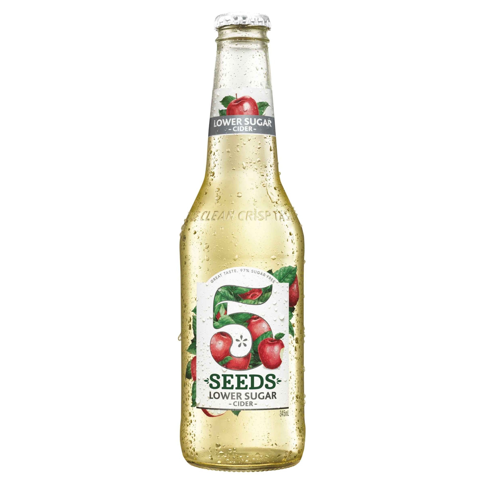5 Seeds Crisp Apple Cider 5% 345ml Bottle