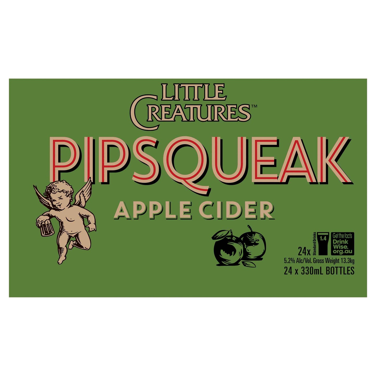 Pipsqueak Apple Cider 5% 330ml Bottle