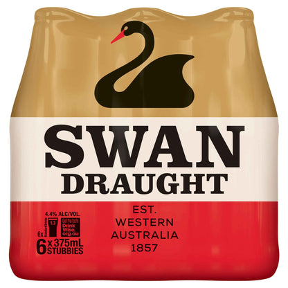 Swan Draught 4.4% 375ml Bottle