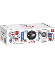 4 Pines Japanese Lager 4.2% 375ml Can