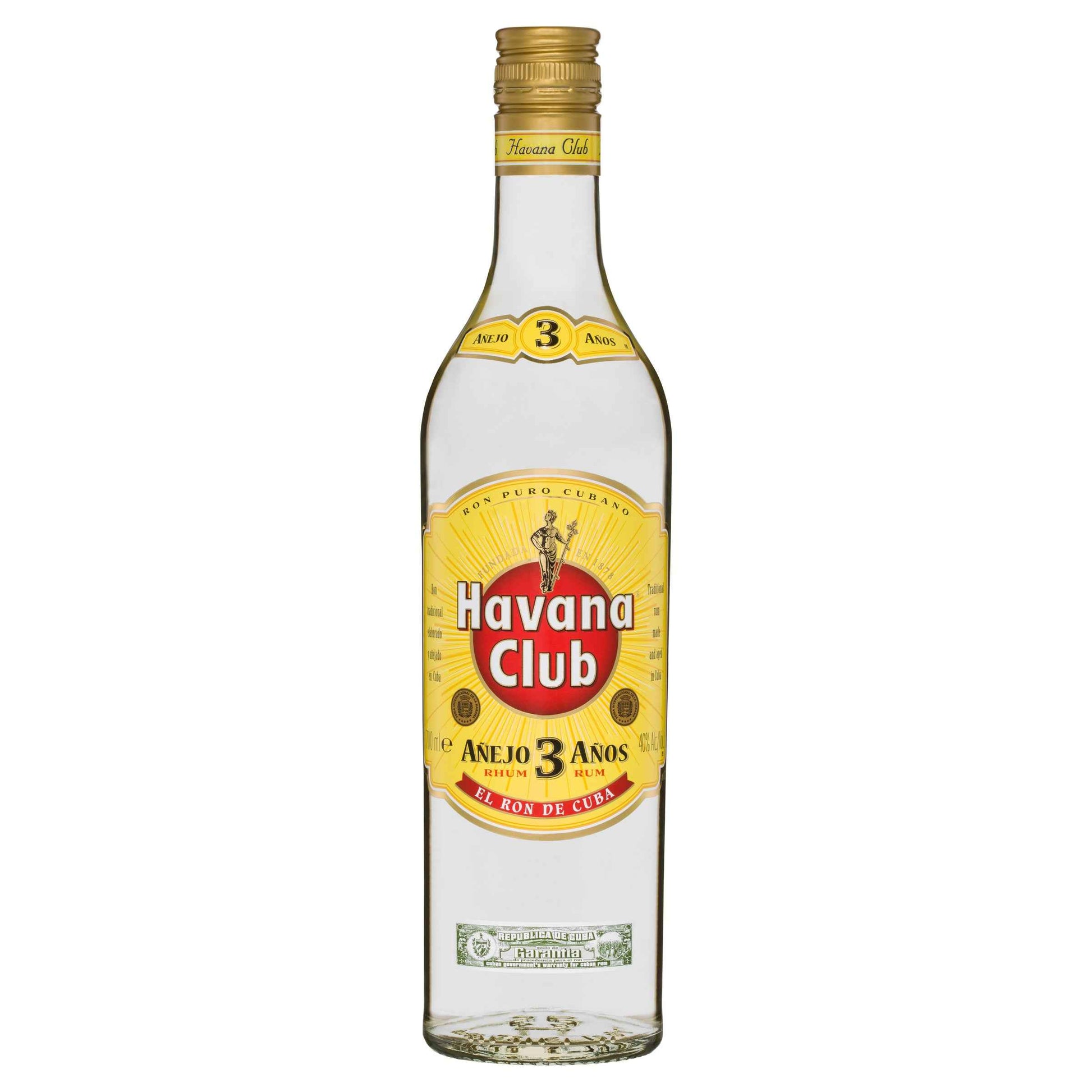Havana Club Anejo 7 Anos Rum 40% 700ml Bottle