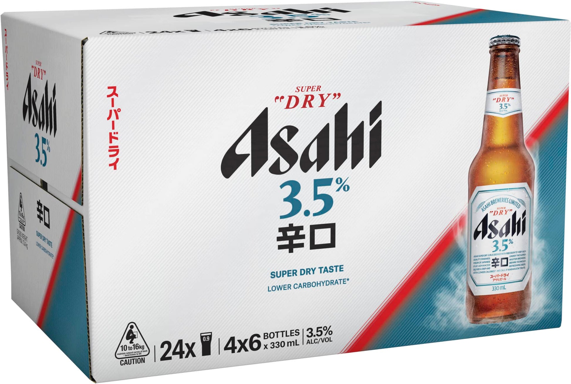 Asahi Super Dry 3.5% 330ml Bottle