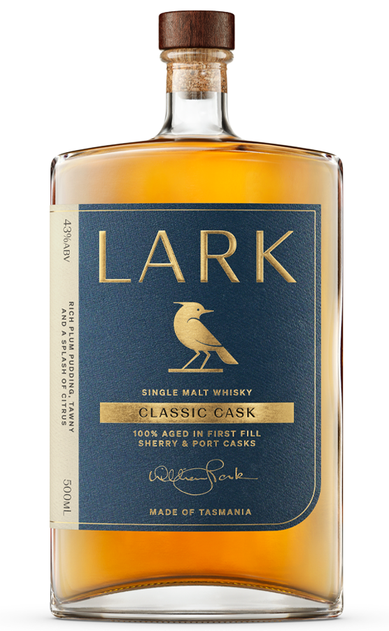 Lark Classic Cask Tasmanian Single Malt Whisky 43% 500ml