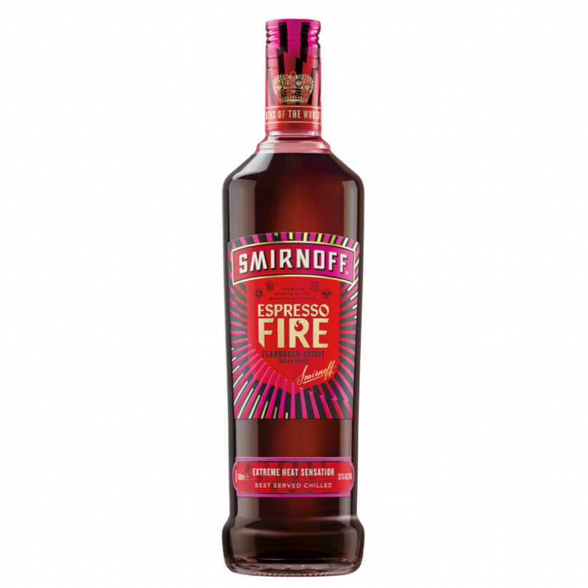 Smirnoff Espresso Fire Vodka 33% 700ml