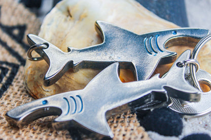 Shark Shape Standard Bottle Opener Keyring