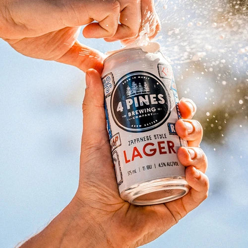 4 Pines Japanese Lager 4.2% 375ml Can